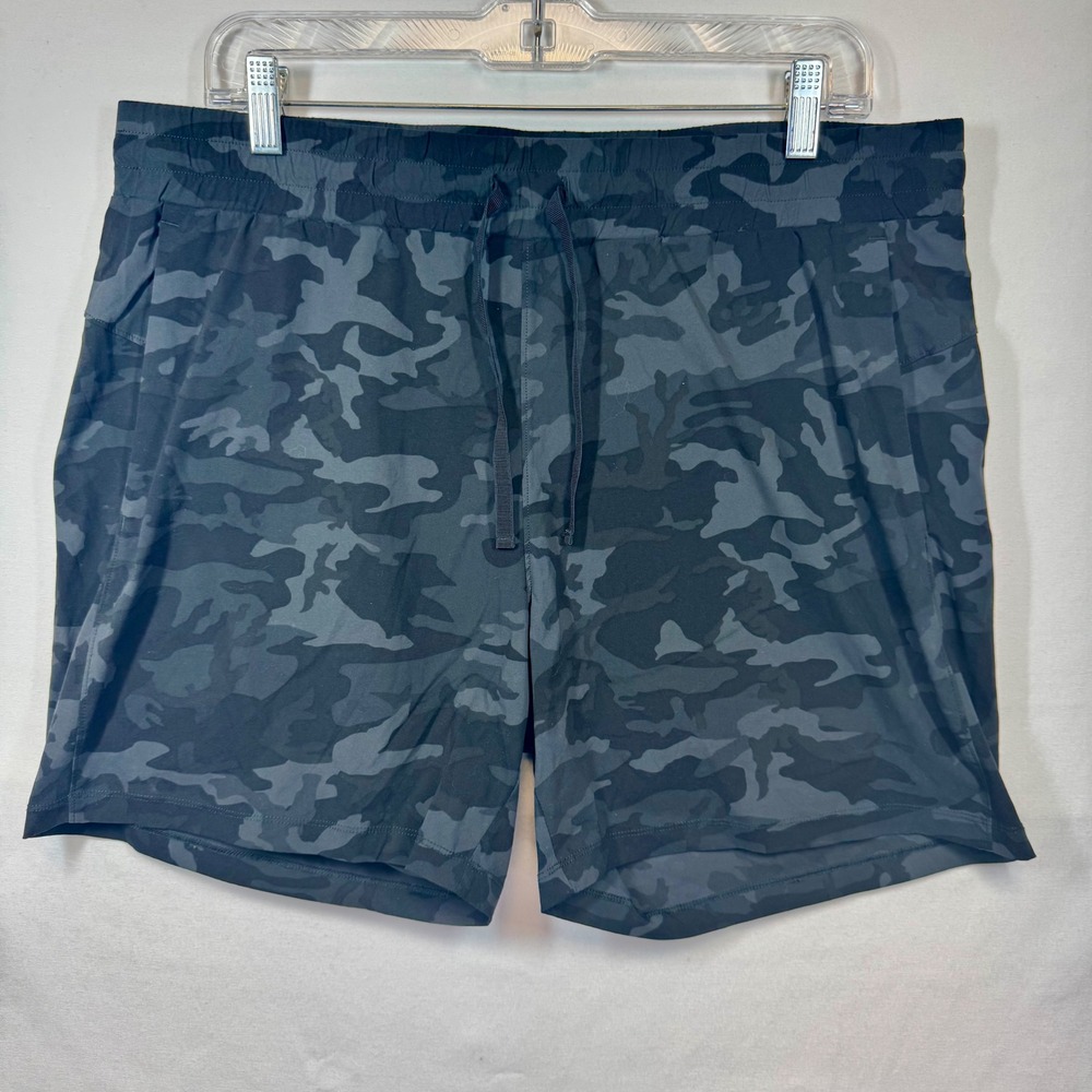 Tuff‎ Athletics Camo Athletic Shorts Drawstring Lightweight Sz XL